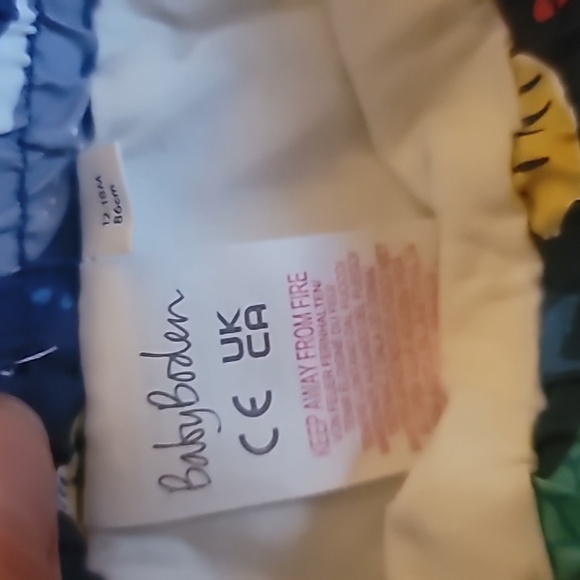 Boden Baby Rashguard and Shorts Underwater print - Picture 3 of 3